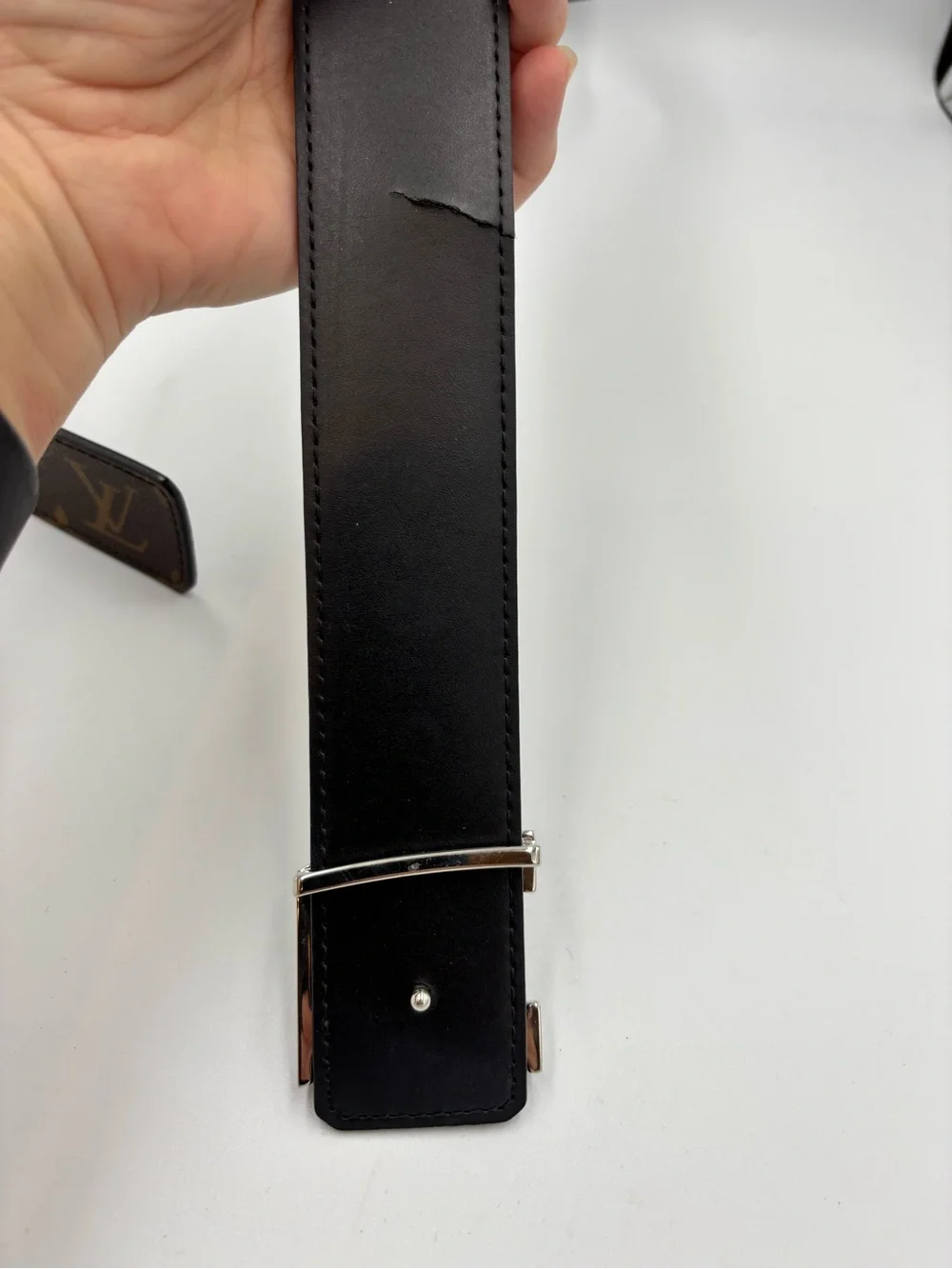 Louis Vuitton LV Initiales Monogram Leather 40mm Belt Size 100/40